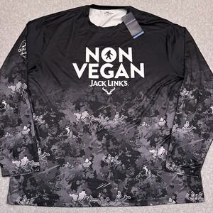 NEW TrueTimber Camo Jack Links Non Vegan Performance Shirt Mens 2XL Fishing Hunt